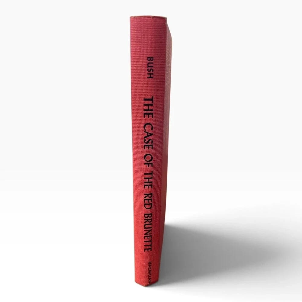 The Case of the Red Brunette Christopher Bush 1954 Macmillan Robin Mystery